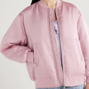 Scoop Satin Bomber Jacket for Women